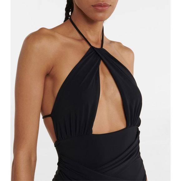 NENSI DOJAKA CROSSED FONT ONE PIECE SWIMSUIT WITH OPEN BACK XS $497 - Picture 3 of 11